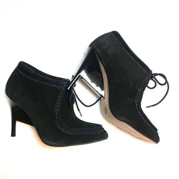 Anthropologie Shoes - Anthropology Black Suede shoes/Boots